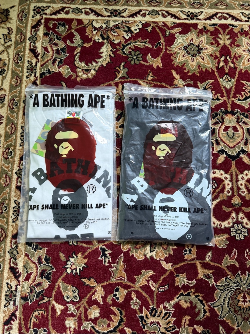 Mens Graphic Tee - White & Black